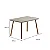 Mesa de Jantar 4 Lug Retangular 1,2m Stellar Carraro Pet Ros Rosê - Imagem 2