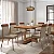 Mesa de Jantar Átria Retangular 6 Lugares 160x90cm Nogal Fre Cor:nogal com Freijó e Rosê Freijó - Imagem 2
