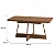 Mesa de Jantar Átria Retangular 6 Lugares 160x90cm Nogal Fre Cor:nogal com Freijó e Rosê Freijó - Imagem 3
