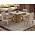Mesa de Jantar Jade 90cm Cinamomo Off White - Valdemóveis Cinamomo Off White - Imagem 3