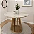 Mesa de Jantar Redonda 4 Lugares 120cm Rose Cinamomo/Off White - Imagem 1
