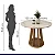 Mesa de Jantar Redonda 4 Lugares 120cm Rose Cinamomo/Off White - Imagem 7