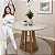 Mesa de Jantar Redonda 4 Lugares 120cm Rose Cinamomo/Off White - Imagem 8
