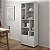 Livreiro Taurus Sala Escritório com 2 Portas e Nichos Off White - Imagem 2