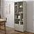 Livreiro Taurus Sala Escritório com 2 Portas e Nichos Off White - Imagem 1