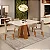 Conjunto Sala de Jantar 4 Cadeiras Tampo de Vidro - Imagem 3