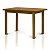 Conjunto Mesa Bonafe com 4 cadeiras cor imbuia - Imagem 3