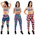 Kit com 10 Calça Legging Feminina Estampada sem Transparência - Imagem 7