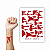 Tatuagem Temporária Halloween Sangue Falso | 14x21cm 008 - Imagem 1