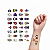 Tatuagem Temporária Infantil Halloween Divertido | Kit Festa 32-079 - Imagem 2