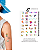 Tatuagem Temporária Infantil Carnaval Divertido | Kit Festa 32-080 - Imagem 4