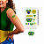 Tatuagem Temporária Torcida Copa Infantil Banca | Bandeira do Brasil - Imagem 5