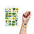 Tatuagem Temporária + Glitter Torcida Copa do Mundo | Futebol Verde e Amarelo - Imagem 4