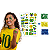 Tatuagem Temporária + Glitter Torcida Copa do Mundo | Futebol Verde e Amarelo - Imagem 1