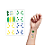 Tatuagem Temporária + Glitter Torcida Copa do Mundo | Futebol Estrelas Metalizadas - Imagem 5