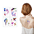 Kit Tatuagem Temporária Feminina Aquarela II 4 Cartelas Banca - Imagem 1