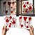 Adesivo Vinílico Transparente Mãos de Sangue Halloween - Imagem 1