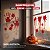 Adesivo Vinílico Transparente Mãos de Sangue Halloween - Imagem 2