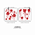 Adesivo Vinílico Transparente Mãos de Sangue Halloween - Imagem 5