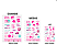 Folhas de Adesivos By Barbie Pink - Caderno Inteligente - Imagem 1