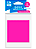 Bloco Adesivo Transparente Rosa 50fls- Cis - Imagem 1