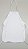 Kit 10 Avental Branco Infantil Tecido 100% Algodão 35x50cm - Imagem 1