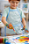 Kit 6 Aventais Infantil para pintura com bolso divisória - Imagem 1