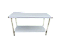 MESA DE INOX COM PLANO INFERIOR LISO 150x70x85 - Imagem 1
