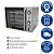 Forno Convector Smart Basic Elétrico 4 Esteiras 35x35 Venâncio - Imagem 4