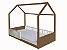 Cama Montessori Madeira Mel e Grades Brancas 4 em 1 SEM cama auxiliar Puppi - Imagem 1