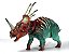 STYRACOSAURUS BEASTS OF THE MESOZOIC FIGURA DE CERATOPSÍDEO DINOSSAURO ARTICULADO - Imagem 1