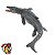 MOSASAURUS PAPO 2022 MINIATURA RÉPTIL MARINHO BRINQUEDO IMPORTADO MOSASSAURO - Imagem 7