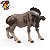 GNU PAPO BRINQUEDO ANIMAL AFRICANO SELVAGEM EM MINIATURA - Imagem 1
