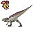 ACROCANTHOSAURUS PAPO 2017 ROXO MINIATURA DE DINOSSAURO BONECO DINOSSAURO COLECIONÁVEL RARO ACROCANTOSSAURO - Imagem 9