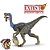 OVIRAPTOR PAPO AZUL 207 MINIATURA DE DINOSSAURO COLECIONÁVEL BRINQUEDO REALISTA - Imagem 1