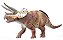 TRICERATOPS DELUXE COLLECTA 2022 MINIATURA DINOSSAURO HERBÍVORO CERATOPSÍDEO COLECIONÁVEL - Imagem 1