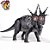 STYRACOSAURUS OLD BUCK BEASTS OF THE MESOZOIC RÉPLICA DE DINOSSAURO BRINQUEDO - Imagem 1