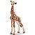 GIRAFA FILHOTE SCHLEICH MINIATURA DE ANIMAL SELVAGEM AFRICANO EM PLÁSTICO PVC - Imagem 1