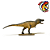 TYRANNOSAURUS REX EOFAUNA FIGURA DE DINOSSAURO CARNÍVORO MINIATURA CIENTÍFICA T.REX - Imagem 2