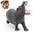HIPOPÓTAMO PAPO 2007 FIGURA DE MAMÍFERO BRINQUEDO DE ANIMAL SELVAGEM MINIATURA - Imagem 3