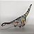 ALAMOSAURUS AZUL HAOLONGGOOD DINOSSAURO MODELO CIENTÍFICO SAURÓPODE MINIATURA SEM BASE - Imagem 5