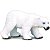 URSO POLAR COLLECTA MINIATURA ANIMAL MAMÍFERO BRINQUEDO POLAR BEAR - Imagem 1