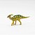 PARASSAUROLOFO FAVORITE MINIATURA DINOSSAURO HERBÍVORO BONECO PARASAUROLOPHUS - Imagem 1