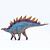 STEGOSAURUS HAO SI WEN HAOLONGGOOD MINIATURA DINOSSAURO ESTEGOSSAURO AZUL - Imagem 3