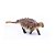 EUOPLOCEPHALUS MARROM HAOLONGGOOD MINIATURA DINOSSAURO ANQUILOSSAURO EUOPLOCÉFALO - Imagem 1