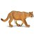 ONÇA-PARDA SAFARI LTD MINIATURA PUMA RÉPLICA DE FELINO BRINQUEDO DE ANIMAL SELVAGEM - Imagem 1