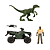 CONJUNTO DE PERSEGUIÇÃO DE QUADRICICLO BARRY E VELOCIRAPTOR JURASSIC WORLD LEGACY COLLECTION MATTEL - Imagem 2