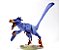 SAURORNITHOLESTES SULLIVANI "RUNNER) BEASTS OF THE MESOZOIC FIGURA DE RAPTOR DINOSSAURO ARTICULADO - Imagem 1
