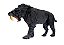 SMILODON POPULATOR PRETO 1/12 BEASTS OF THE CENOZOIC TIGRE DENTES DE SABRE ARTICULADO - Imagem 1