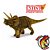 TRICERATOPS COLLECTA DELUXE 2010 MINIATURA DE DINOSSAURO IMPORTADA EDUCATIVA - Imagem 1